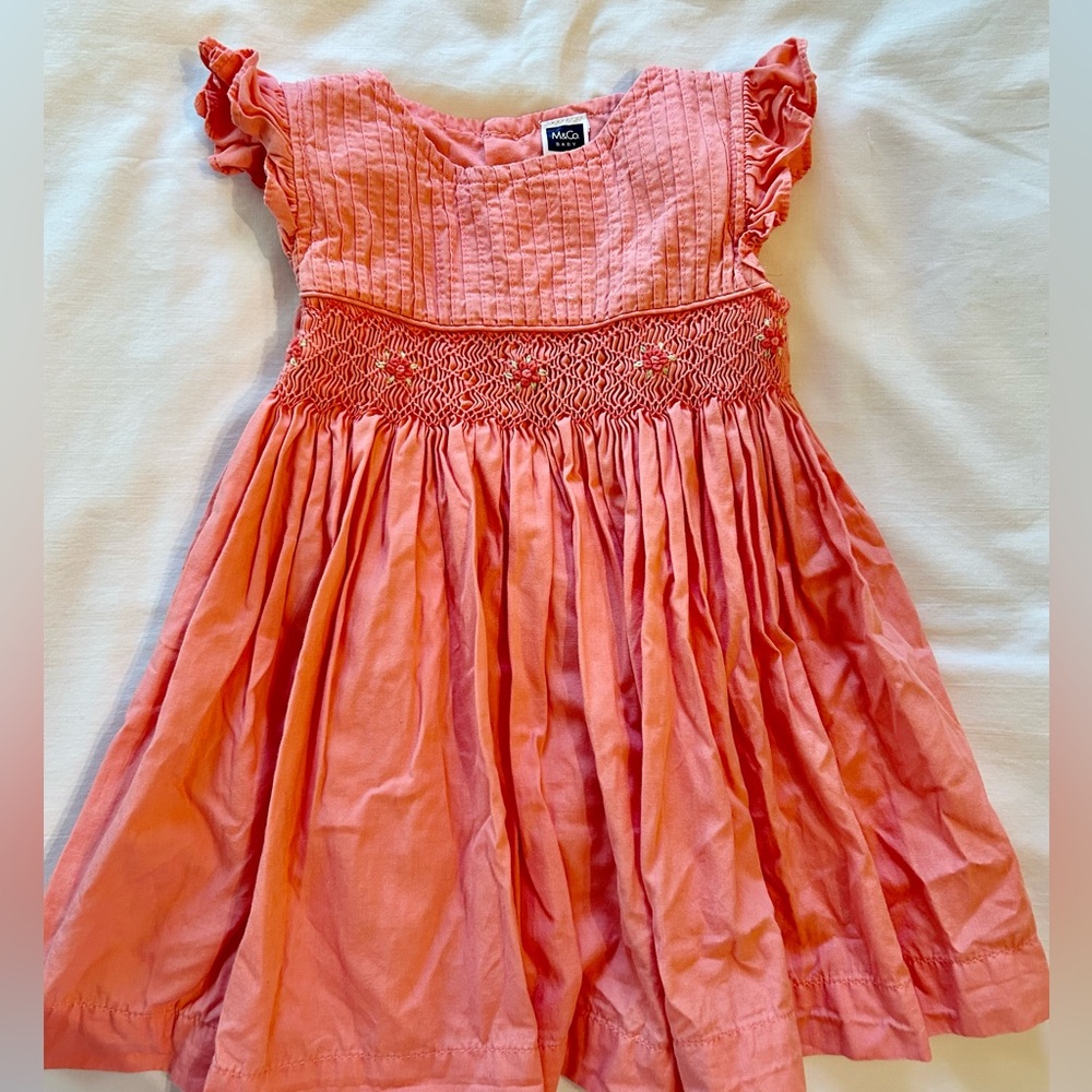 Baby girl smocked dress